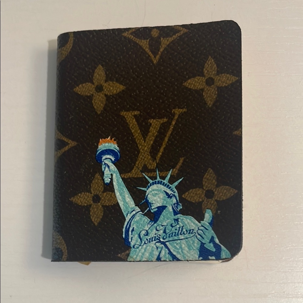 Louis Vuitton Monogram Mini Notebook - New York Handpainted Design